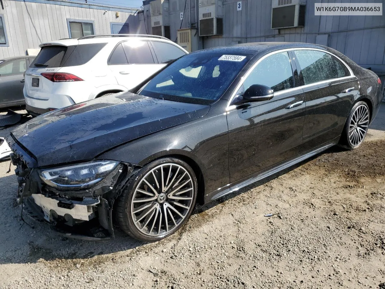 2021 Mercedes-Benz S 580 4Matic VIN: W1K6G7GB9MA036653 Lot: 75337584