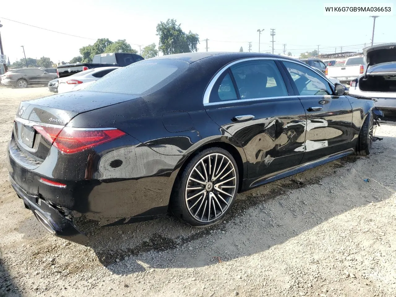 2021 Mercedes-Benz S 580 4Matic VIN: W1K6G7GB9MA036653 Lot: 75337584