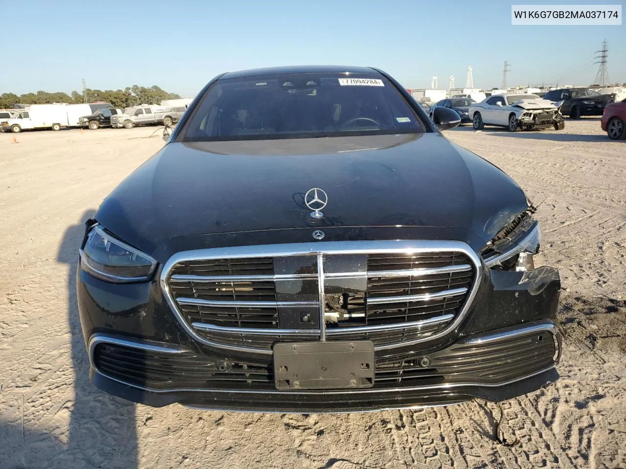 2021 Mercedes-Benz S 580 4Matic VIN: W1K6G7GB2MA037174 Lot: 77094284