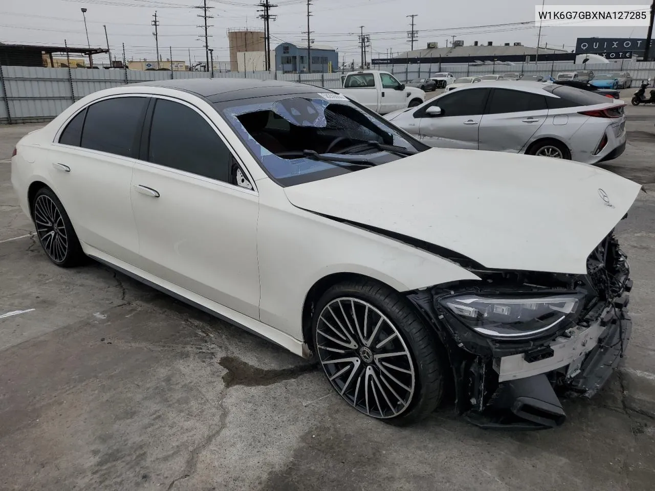 2022 Mercedes-Benz S 580 4Matic VIN: W1K6G7GBXNA127285 Lot: 58269884