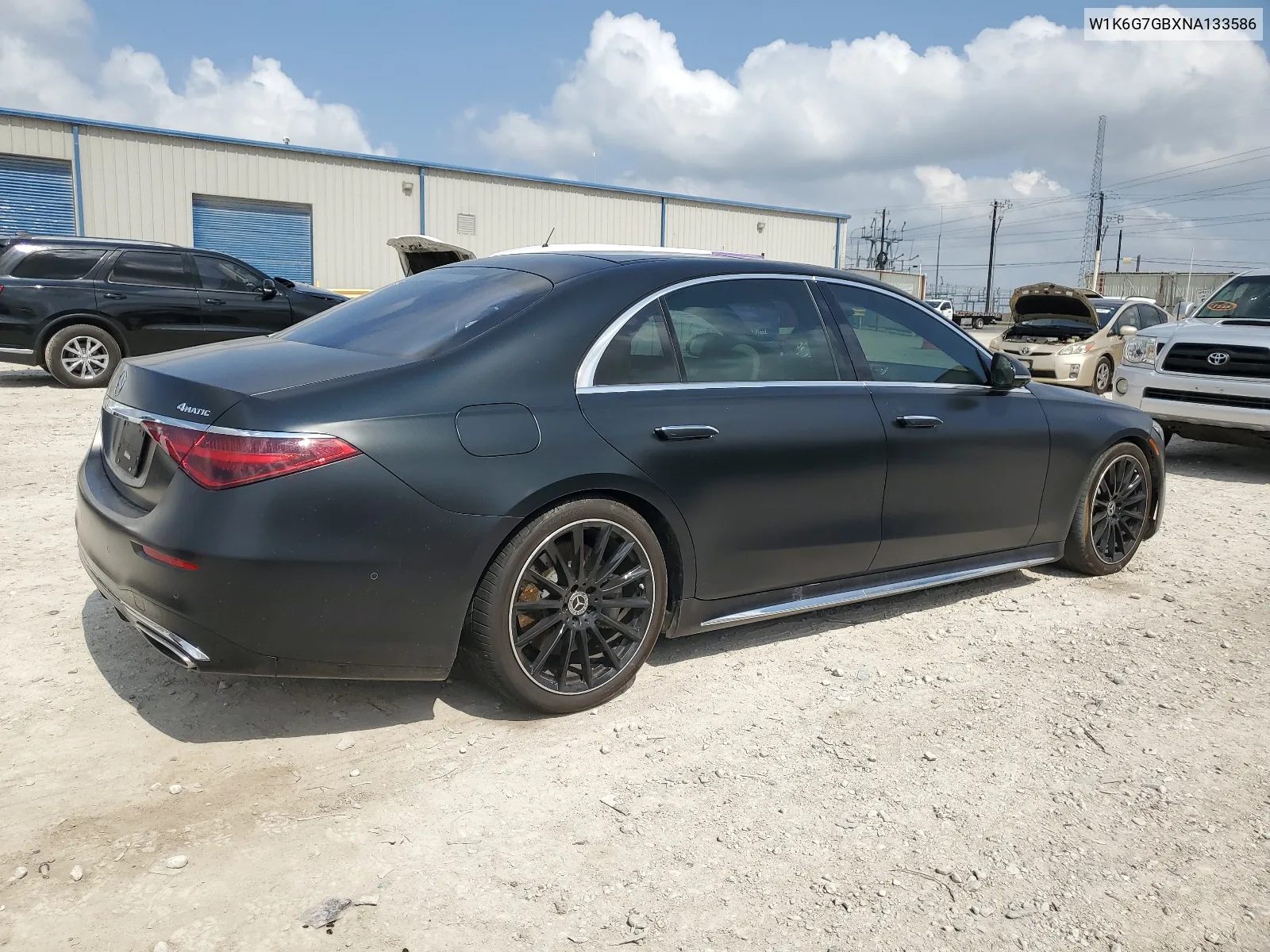 2022 Mercedes-Benz S 580 4Matic VIN: W1K6G7GBXNA133586 Lot: 64435784