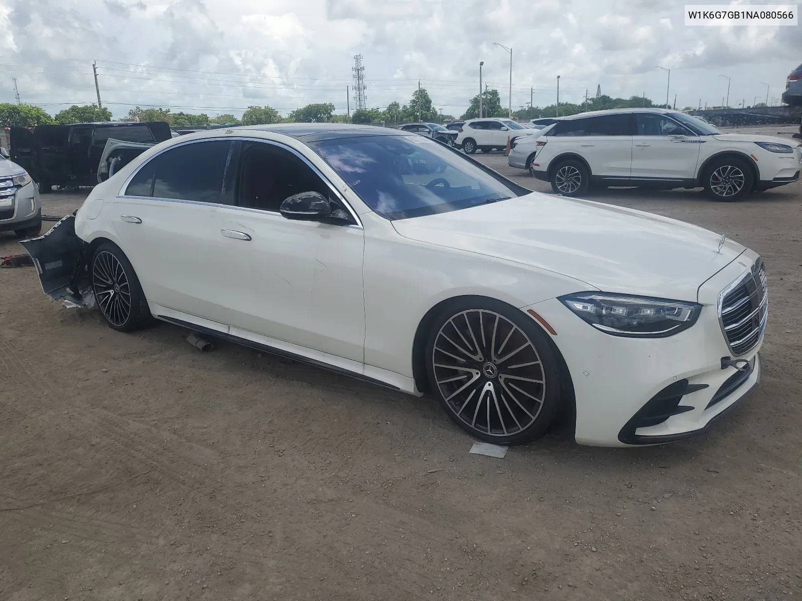 2022 Mercedes-Benz S 580 4Matic VIN: W1K6G7GB1NA080566 Lot: 65177394