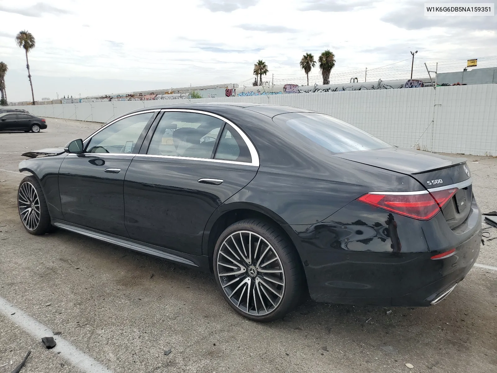 2022 Mercedes-Benz S 500 4Matic VIN: W1K6G6DB5NA159351 Lot: 65650794