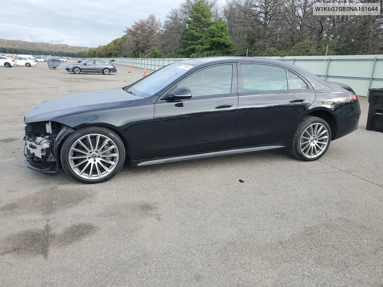 2022 Mercedes-Benz S 580 4Matic VIN: W1K6G7GB0NA151644 Lot: 72764894