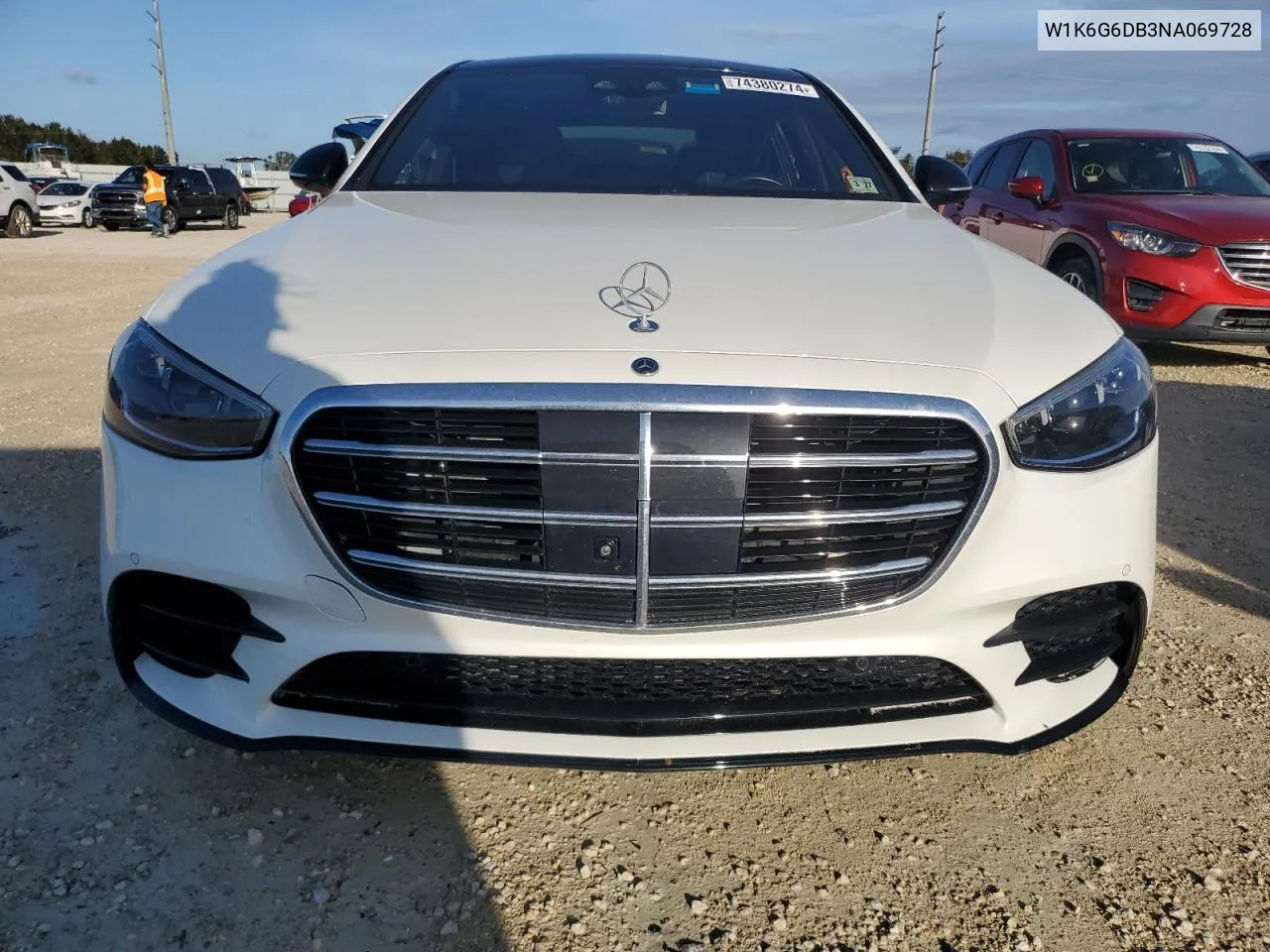 2022 Mercedes-Benz S 500 4Matic VIN: W1K6G6DB3NA069728 Lot: 74380274