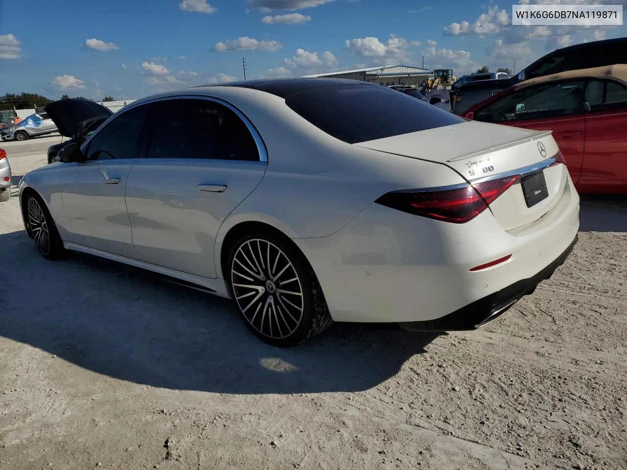 2022 Mercedes-Benz S 500 4Matic VIN: W1K6G6DB7NA119871 Lot: 77217354