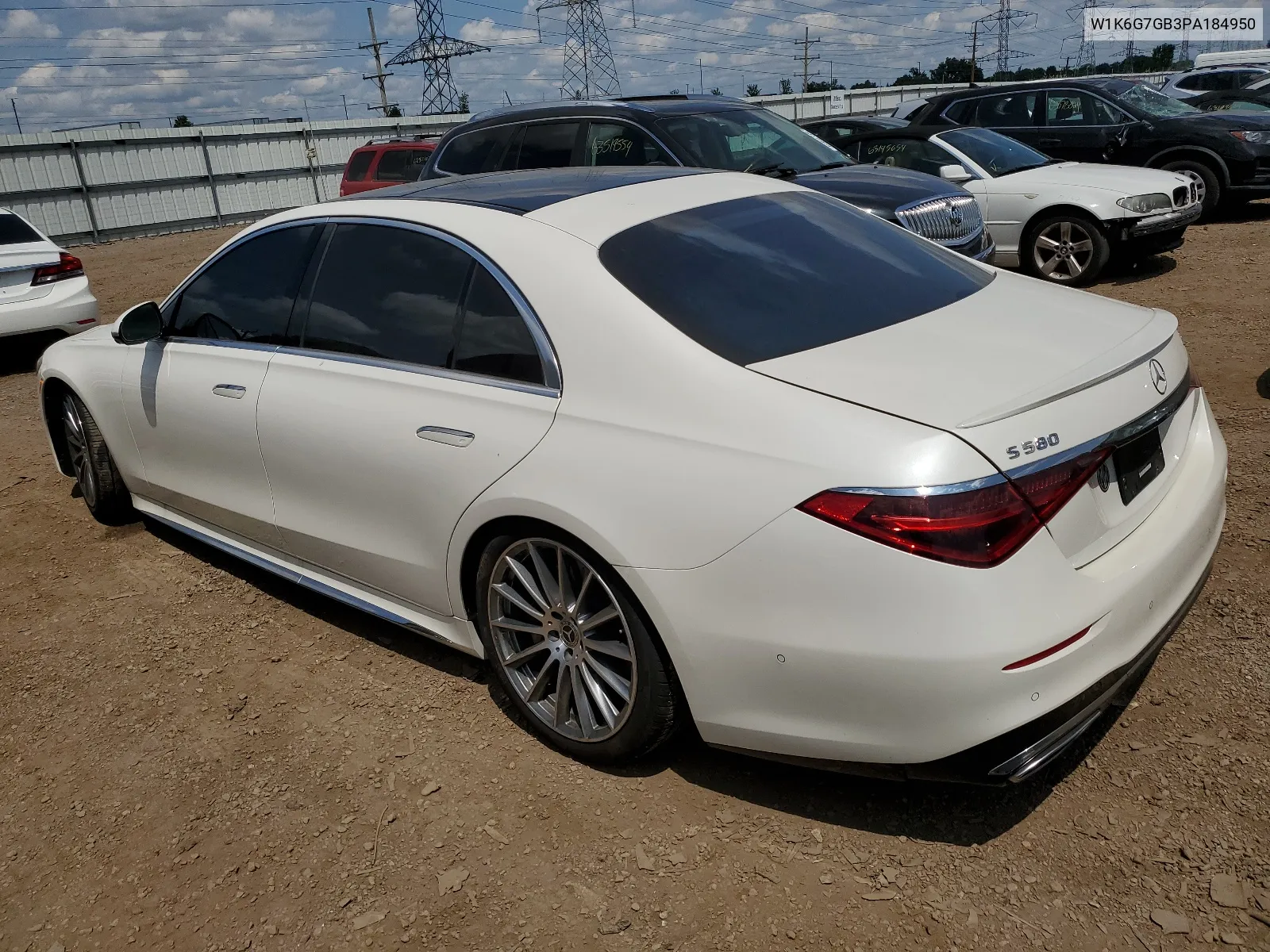 2023 Mercedes-Benz S 580 4Matic VIN: W1K6G7GB3PA184950 Lot: 63790894