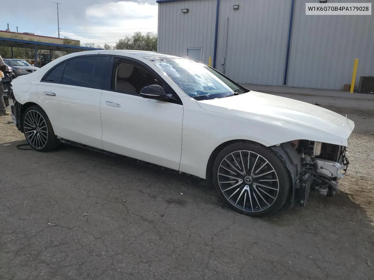 2023 Mercedes-Benz S 580 4Matic VIN: W1K6G7GB4PA179028 Lot: 71276804