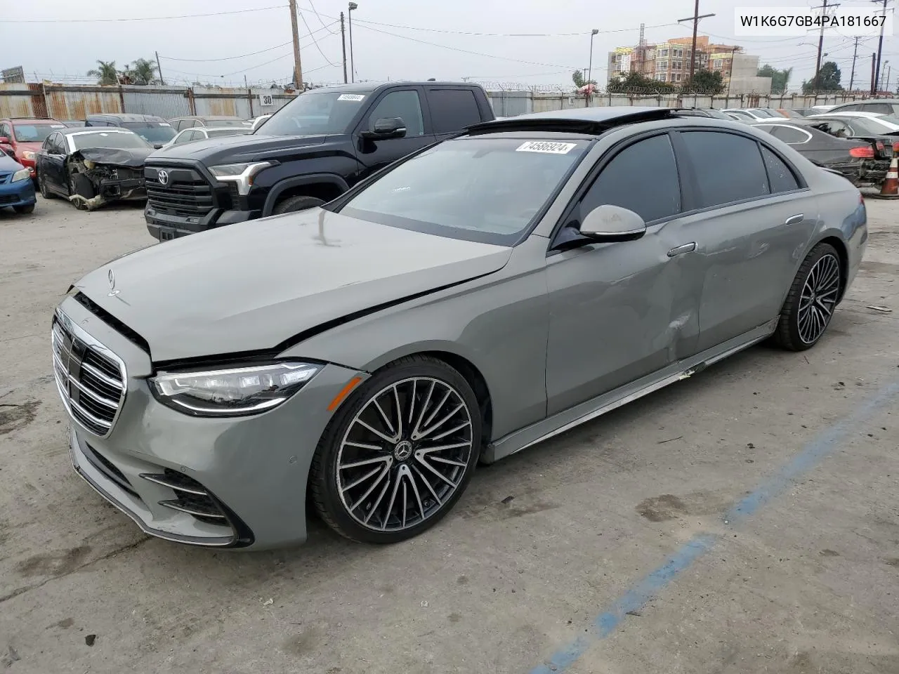 2023 Mercedes-Benz S 580 4Matic VIN: W1K6G7GB4PA181667 Lot: 74586924