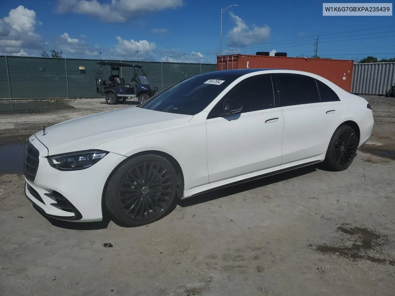 2023 Mercedes-Benz S 580 4Matic VIN: W1K6G7GBXPA235439 Lot: 76447954