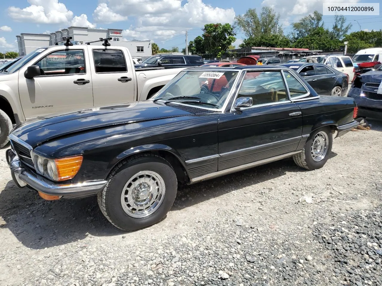 1972 Mercedes Benz 350Sl VIN: 10704412000896 Lot: 70993564