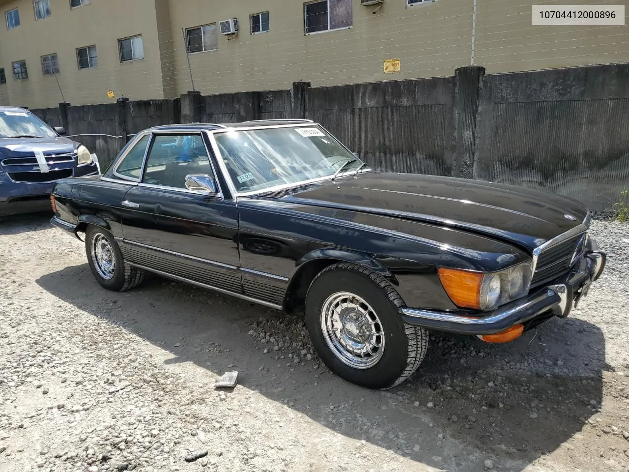 1972 Mercedes Benz 350Sl VIN: 10704412000896 Lot: 70993564