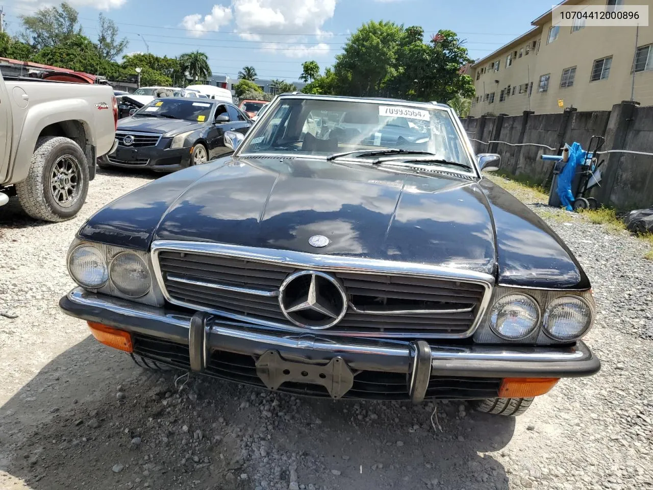 1972 Mercedes Benz 350Sl VIN: 10704412000896 Lot: 70993564