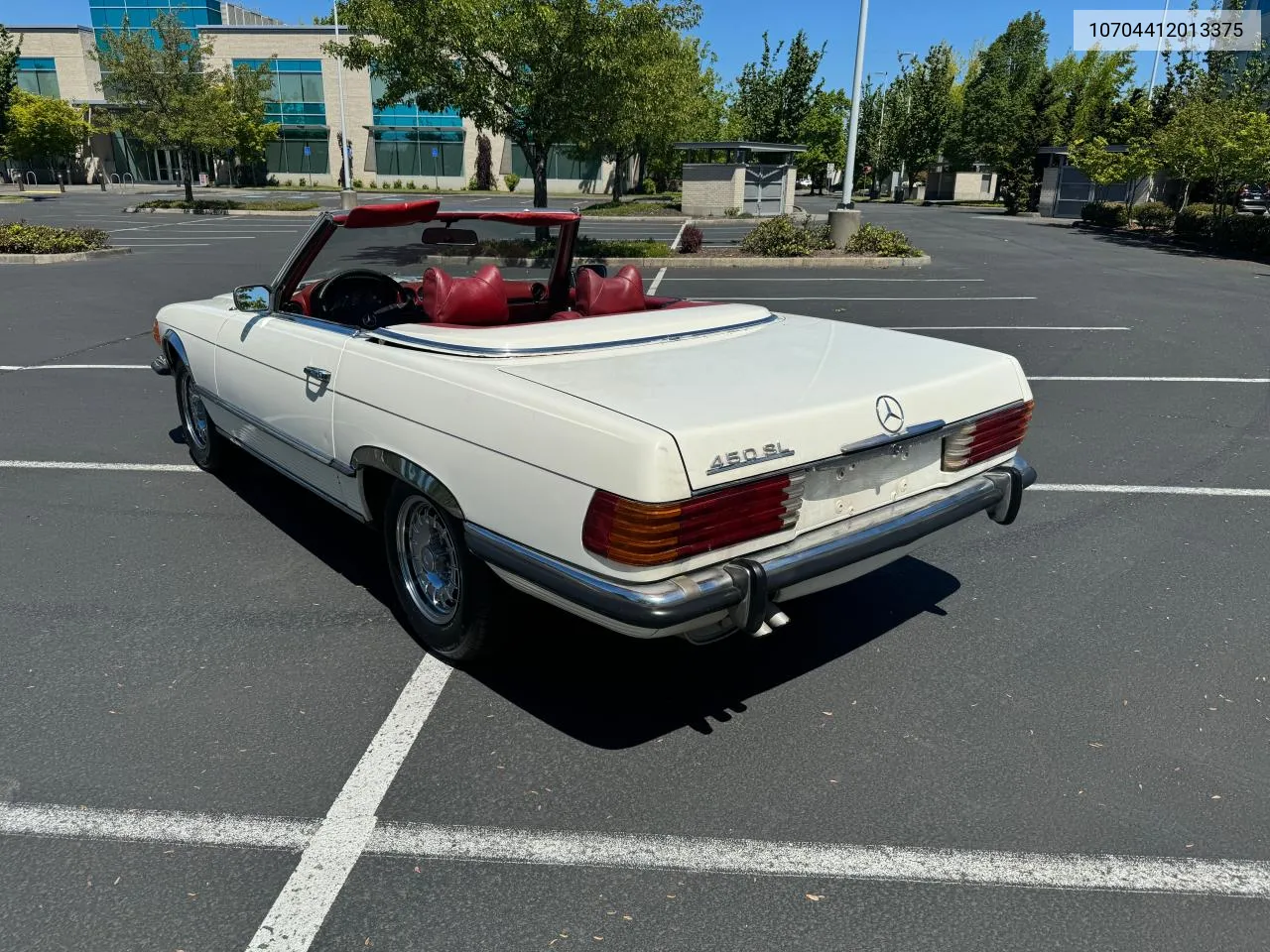 1973 Mercedes-Benz 450 Sl VIN: 10704412013375 Lot: 61277194