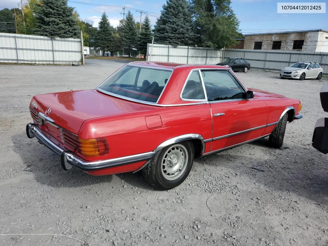 1973 Mercedes-Benz 450 Sl VIN: 10704412012425 Lot: 74938274