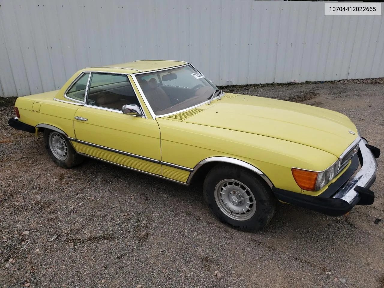 1975 Mercedes-Benz 450 Sl VIN: 10704412022665 Lot: 71620814