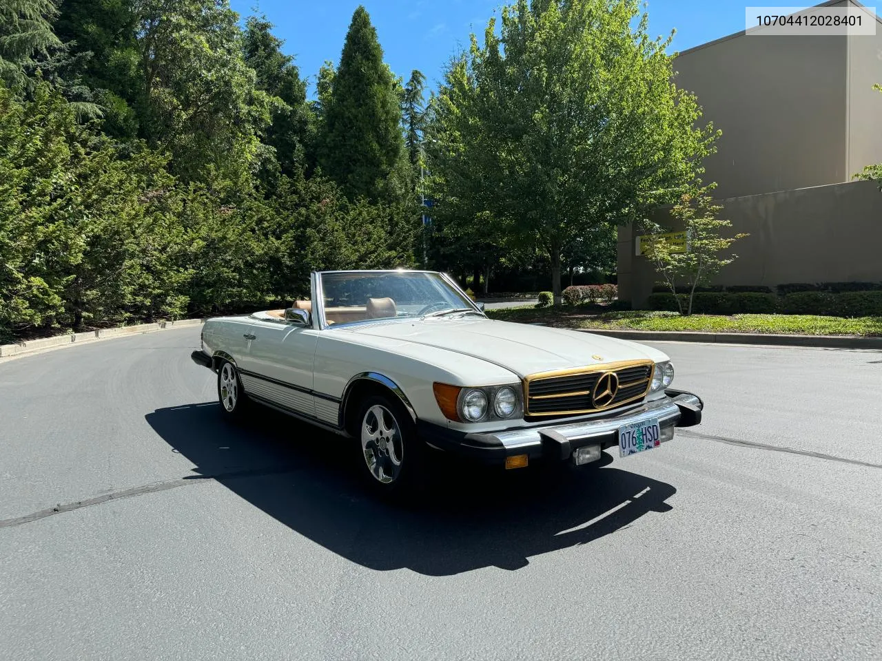 1976 Mercedes-Benz 450 Sl VIN: 10704412028401 Lot: 76095154