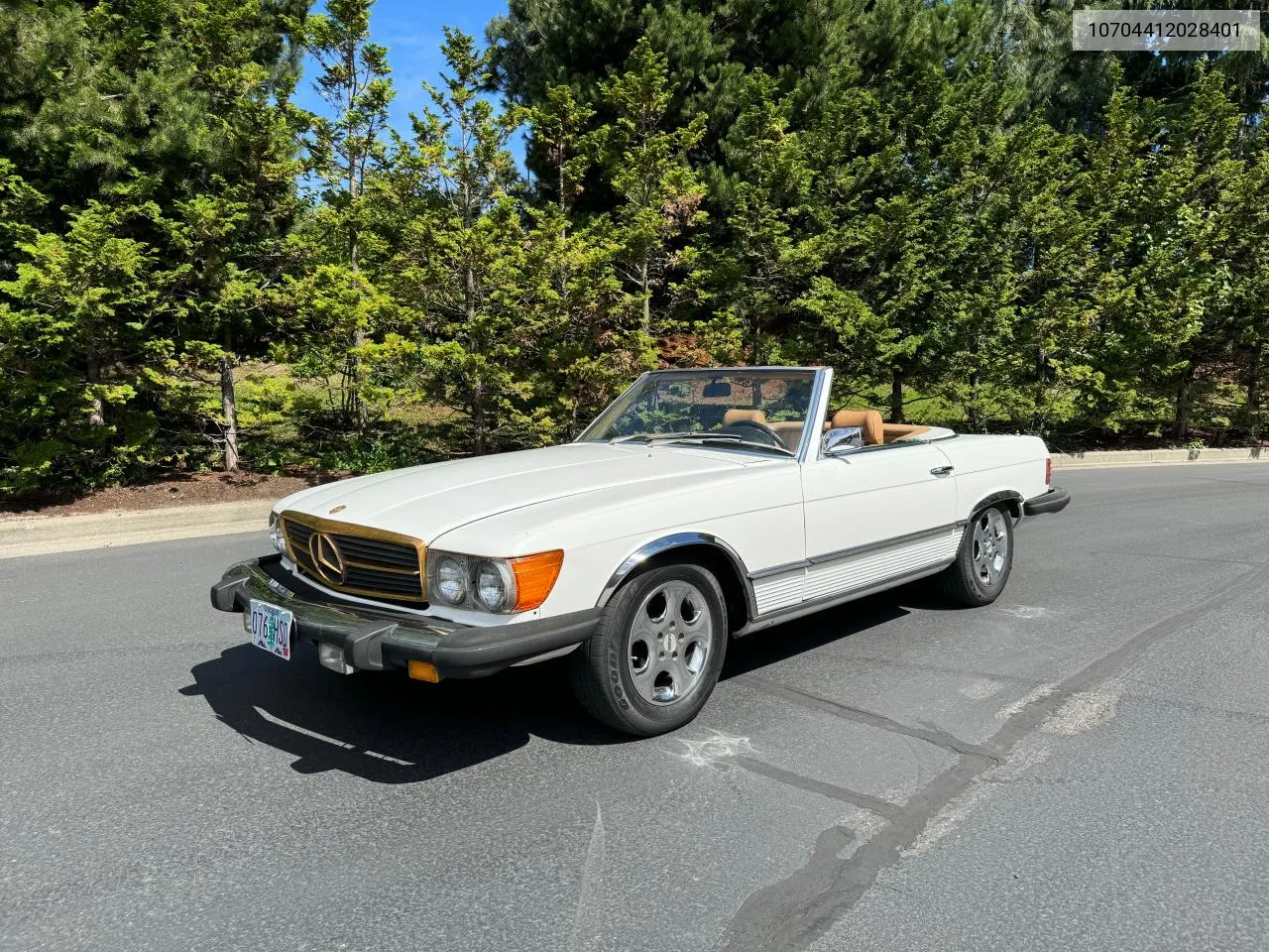 1976 Mercedes-Benz 450 Sl VIN: 10704412028401 Lot: 76095154