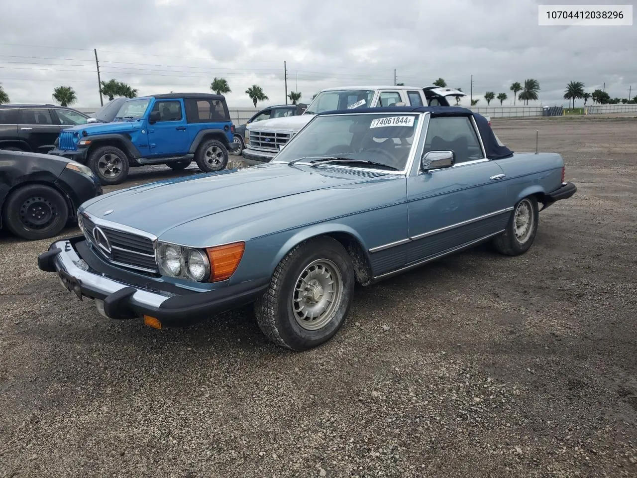 1977 Mercedes-Benz 450Sl VIN: 10704412038296 Lot: 74061844