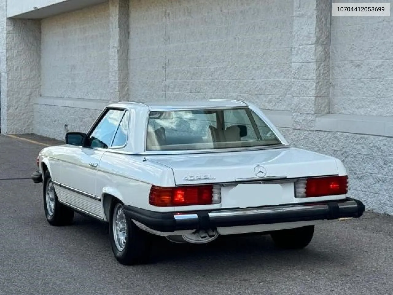 1979 Mercedes-Benz 450Sl VIN: 10704412053699 Lot: 75365494