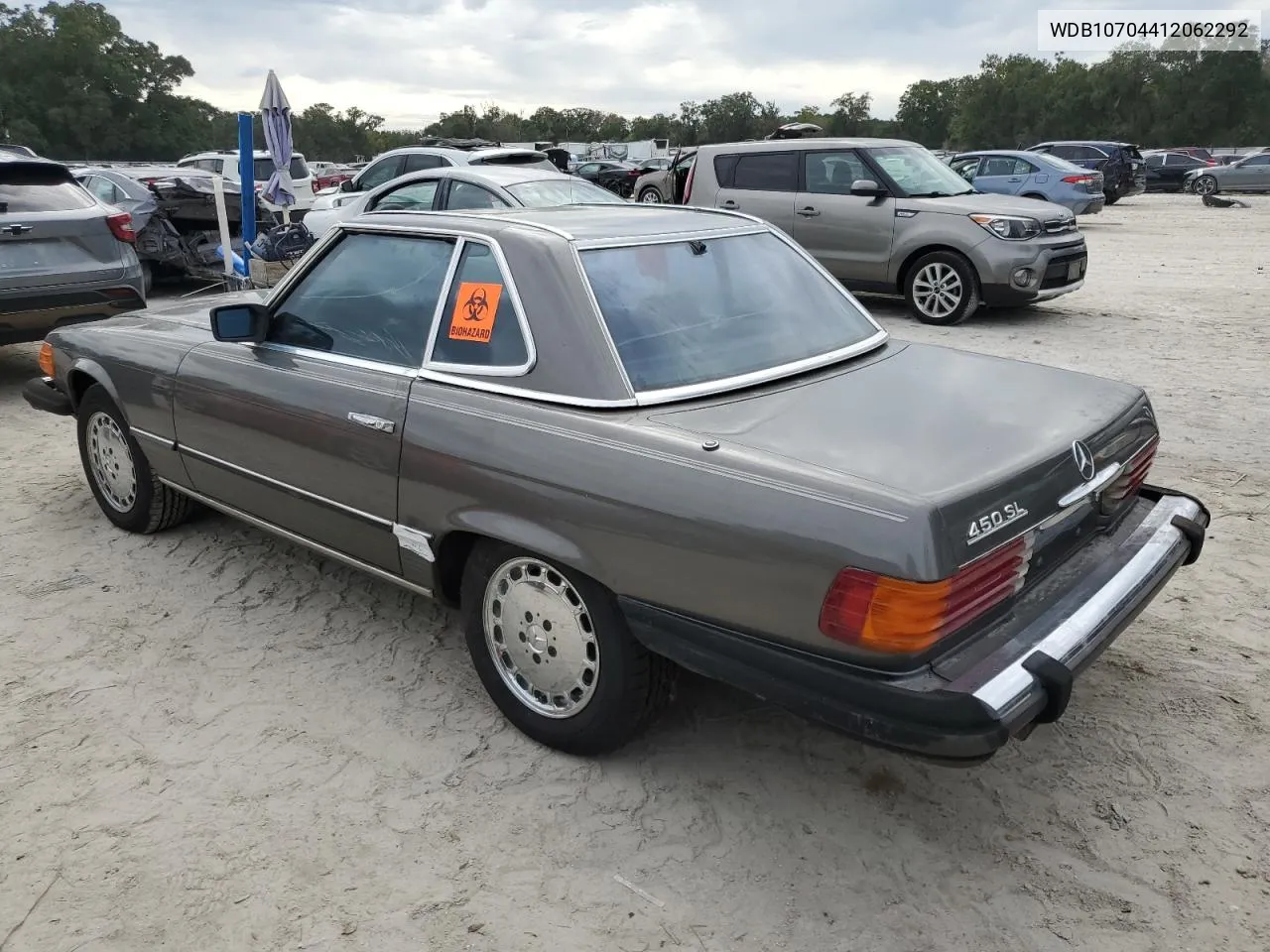 1980 Mercedes-Benz 450 Sl VIN: WDB10704412062292 Lot: 79695584