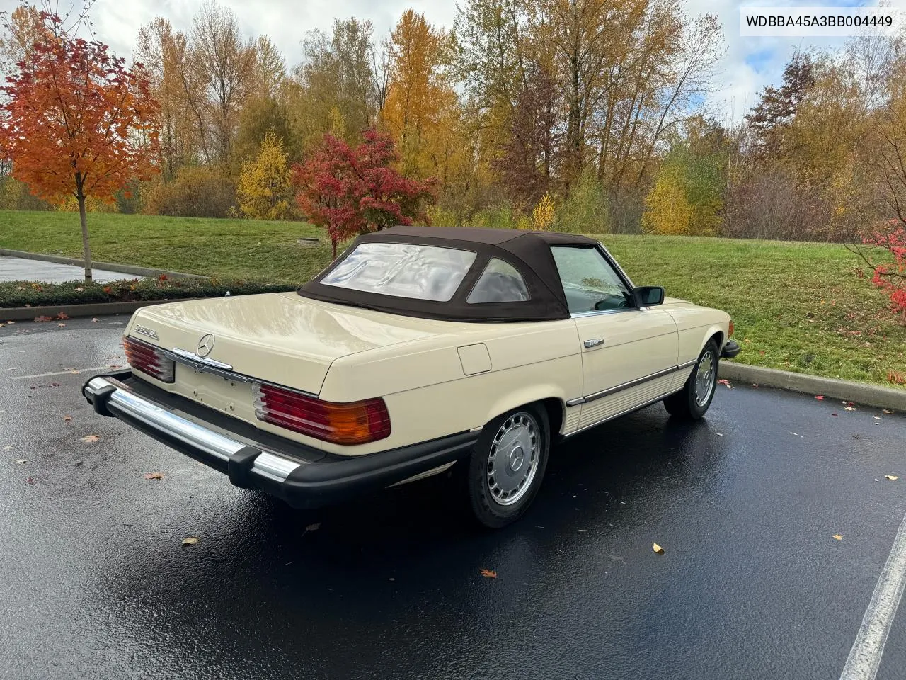 1981 Mercedes-Benz 380 Sl VIN: WDBBA45A3BB004449 Lot: 81141794