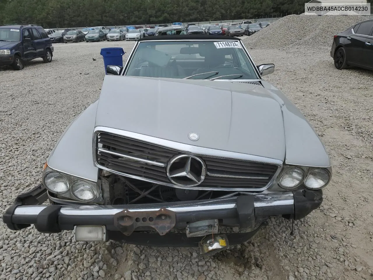 1982 Mercedes-Benz 380 Sl VIN: WDBBA45A0CB014230 Lot: 71148724