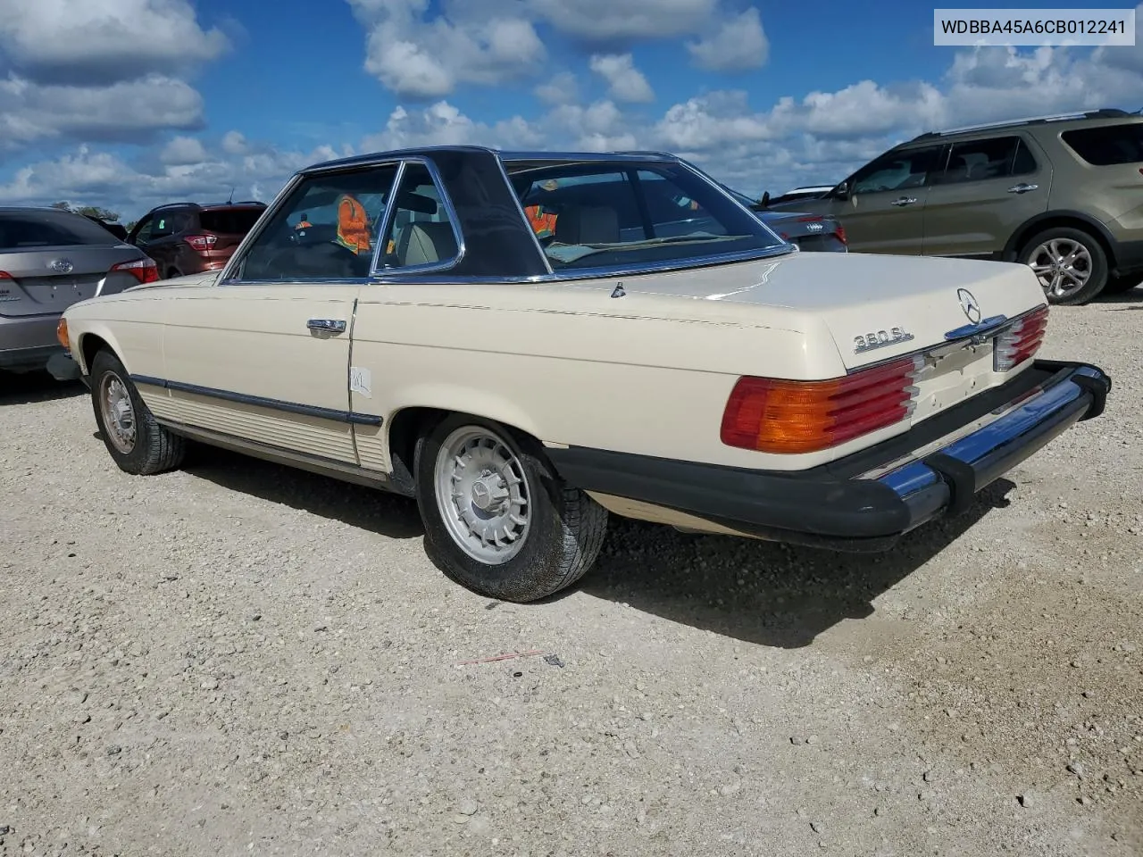 1982 Mercedes-Benz 380 Sl VIN: WDBBA45A6CB012241 Lot: 74020084