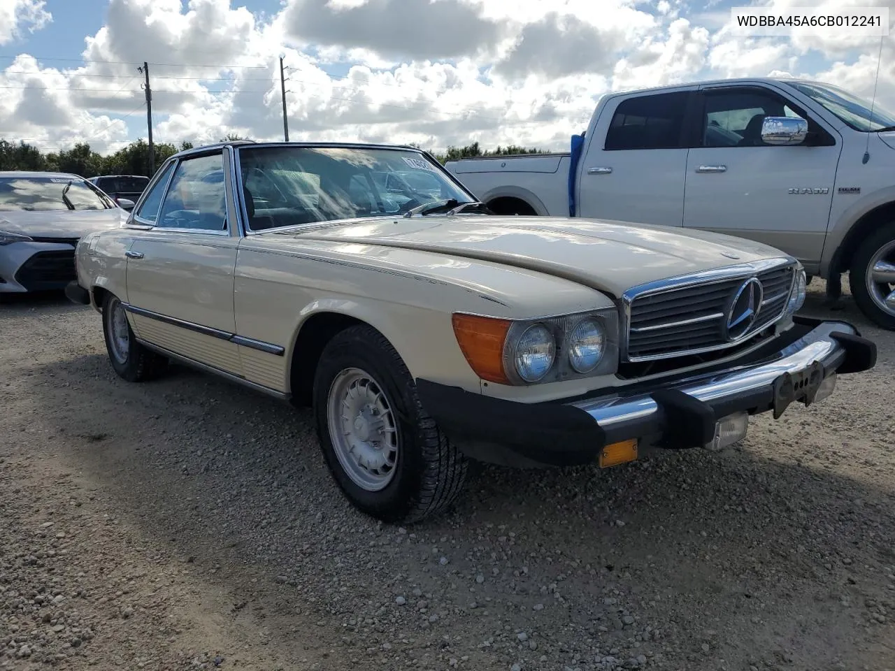 1982 Mercedes-Benz 380 Sl VIN: WDBBA45A6CB012241 Lot: 74020084