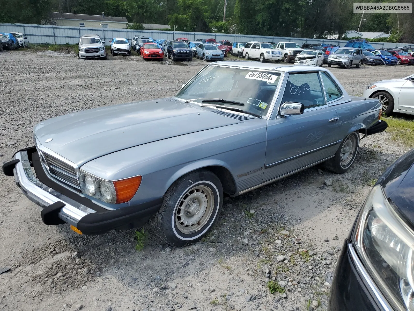 1983 Mercedes-Benz 380 Sl VIN: WDBBA45A2DB028566 Lot: 66758854