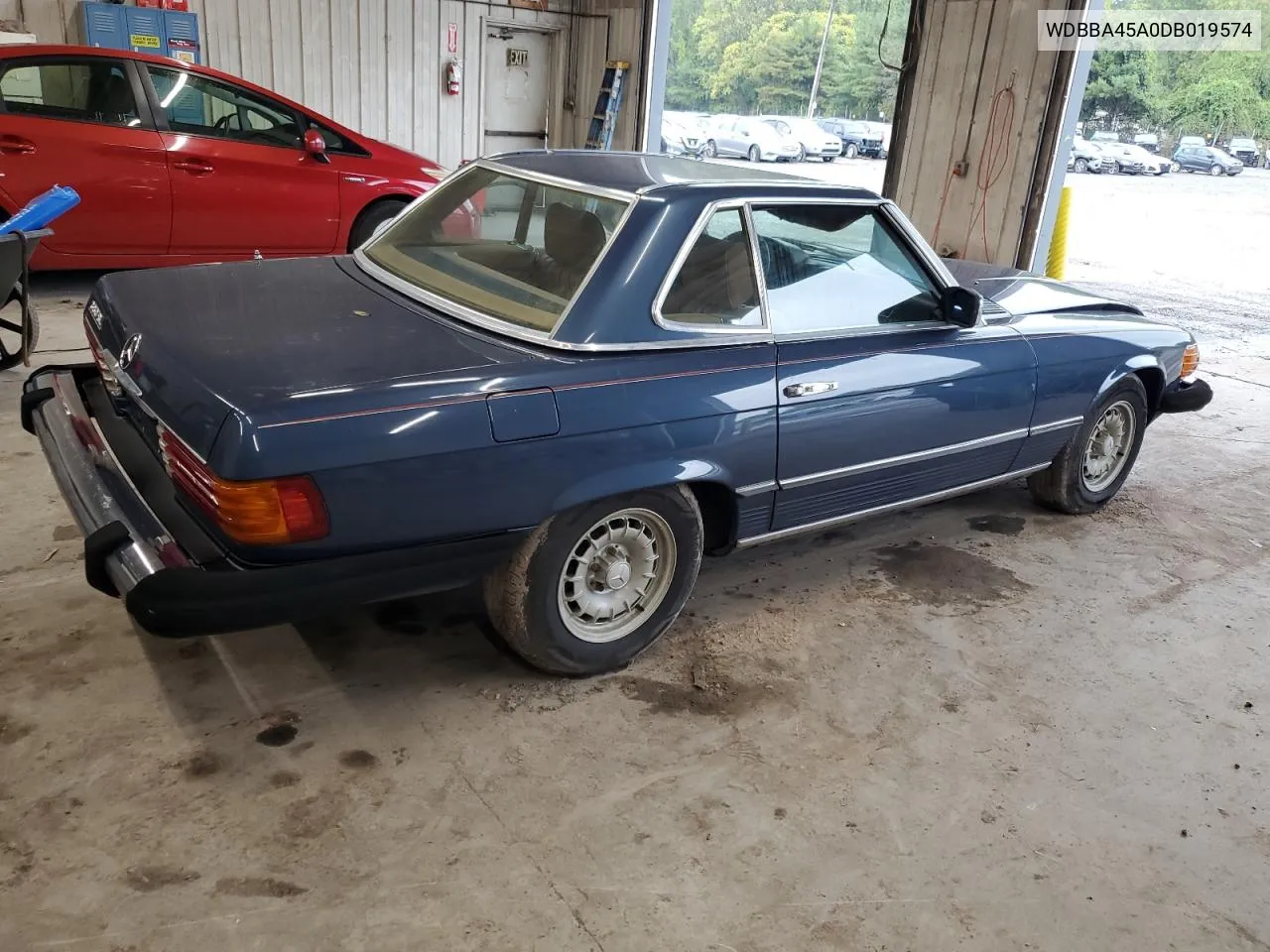 1983 Mercedes-Benz 380 Sl VIN: WDBBA45A0DB019574 Lot: 73357504