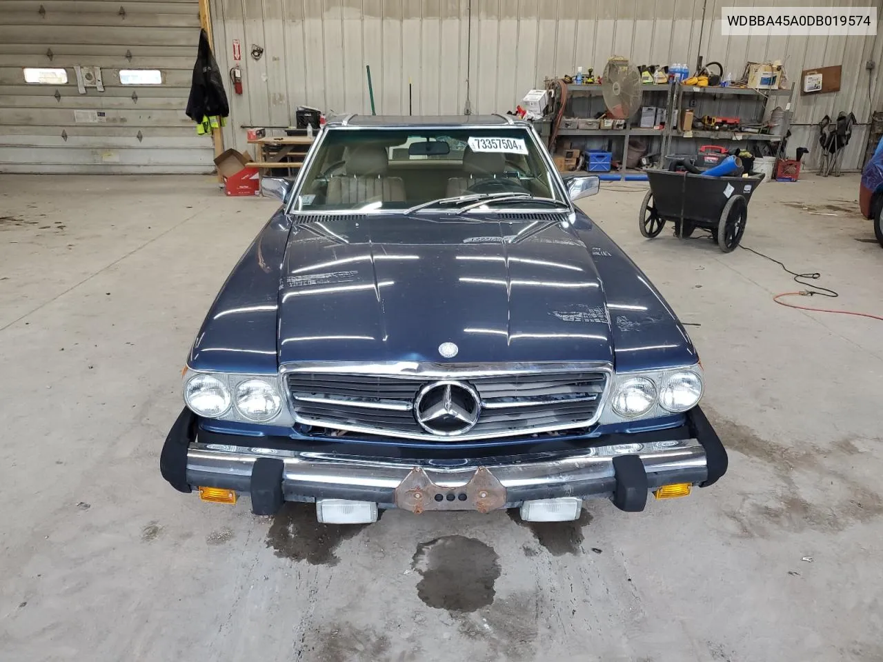 1983 Mercedes-Benz 380 Sl VIN: WDBBA45A0DB019574 Lot: 73357504