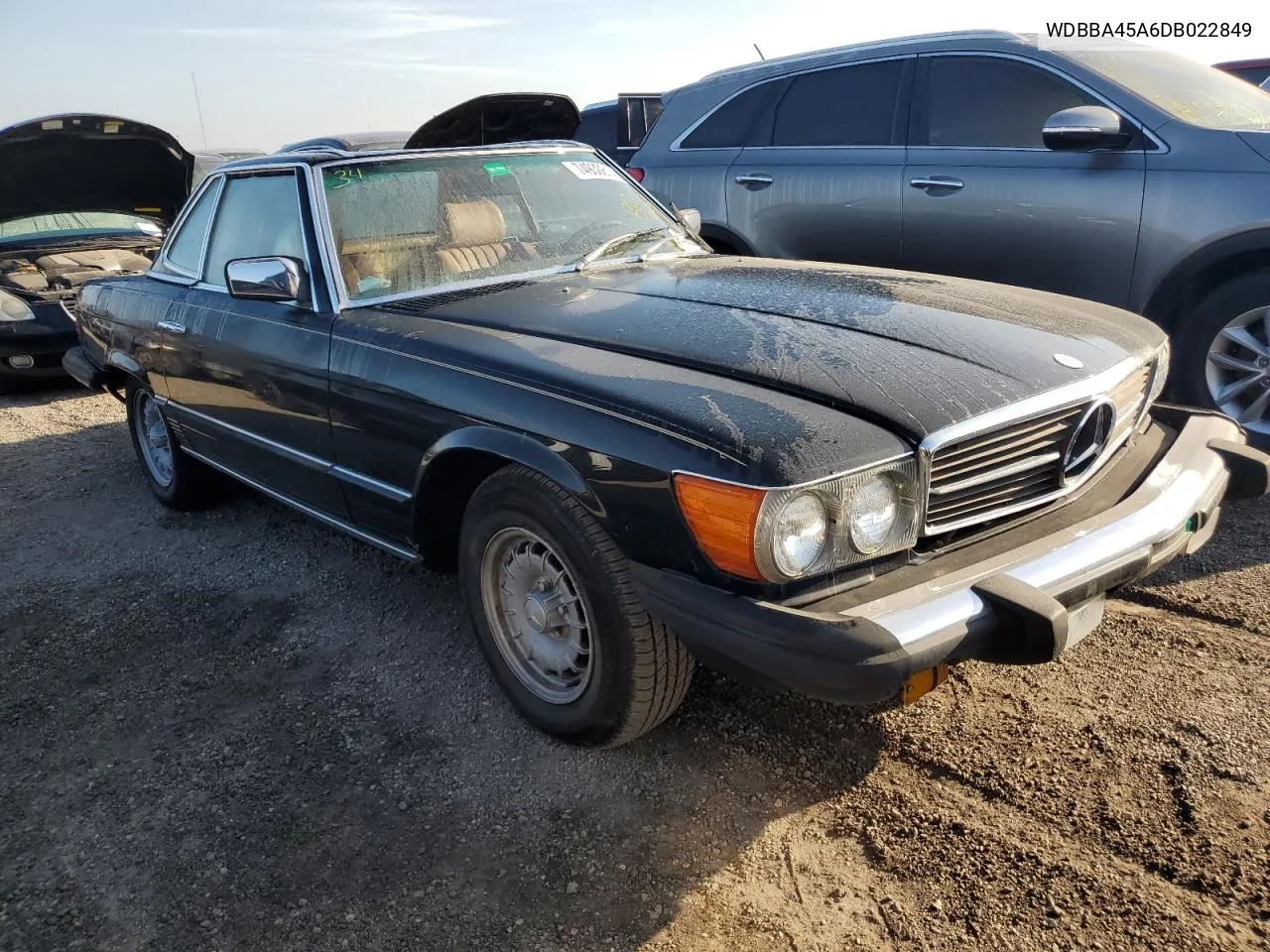 1983 Mercedes-Benz 380 Sl VIN: WDBBA45A6DB022849 Lot: 74930814