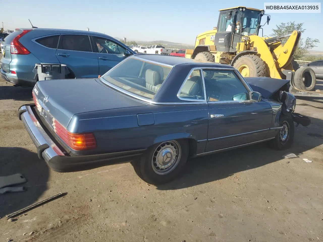 1984 Mercedes-Benz 380 Sl VIN: WDBBA45AXEA013935 Lot: 71464764