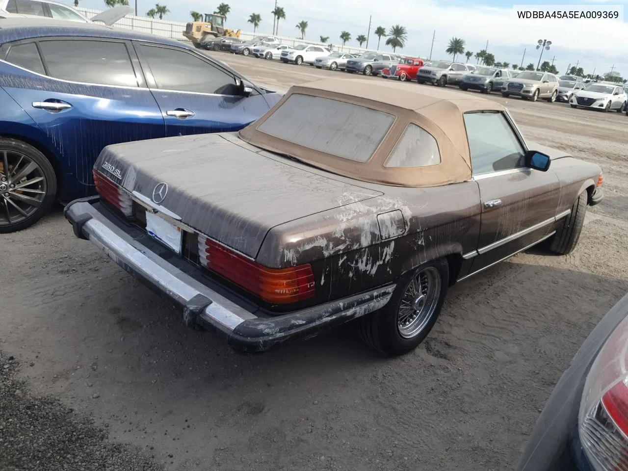 1984 Mercedes-Benz 380 Sl VIN: WDBBA45A5EA009369 Lot: 74363674