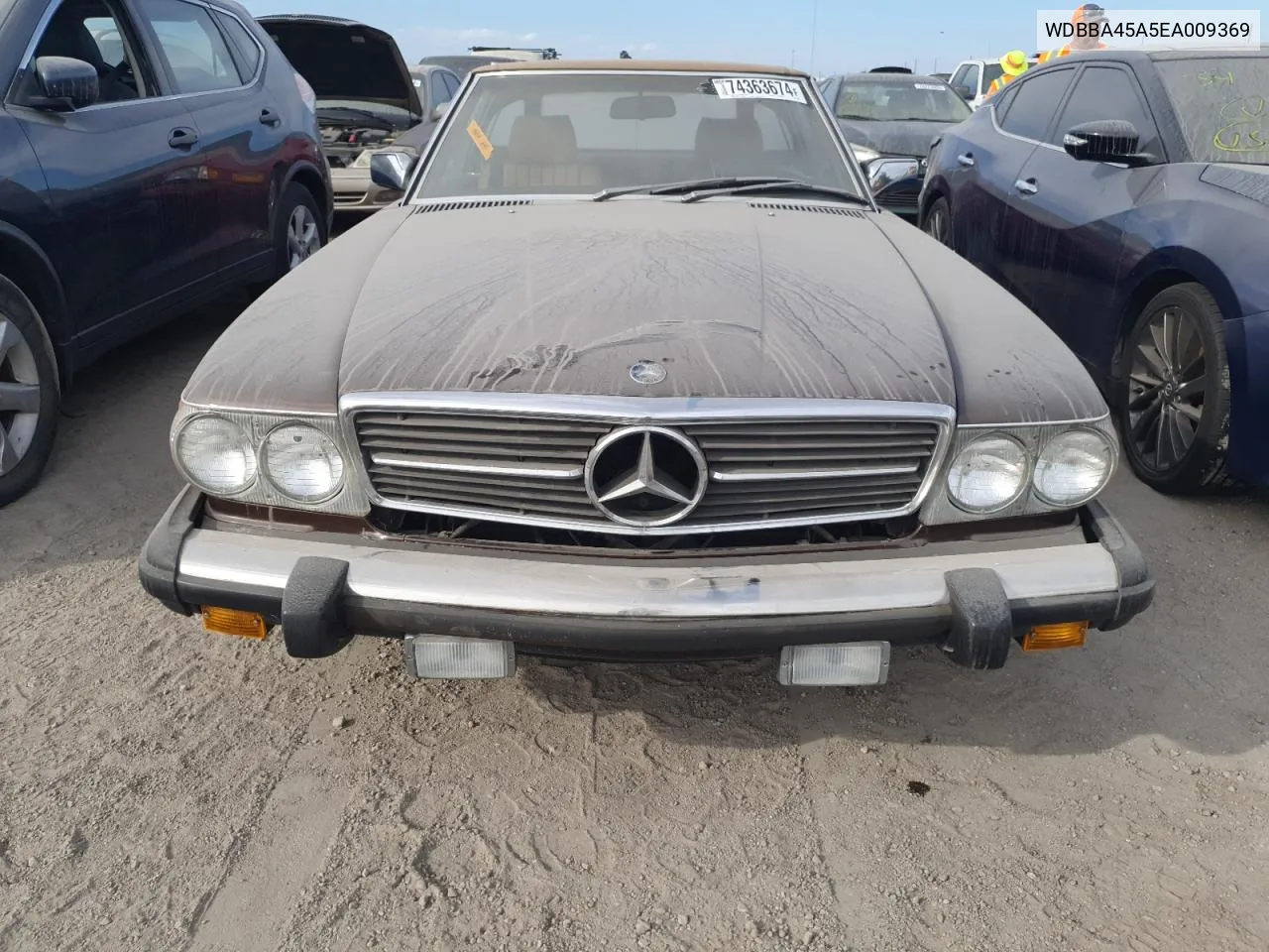 1984 Mercedes-Benz 380 Sl VIN: WDBBA45A5EA009369 Lot: 74363674