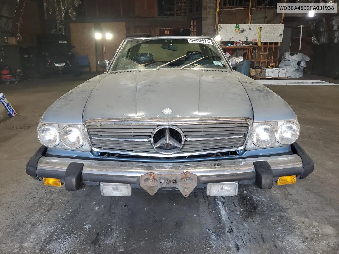 1985 Mercedes-Benz 380 Sl VIN: WDBBA45D2FA031938 Lot: 69996974