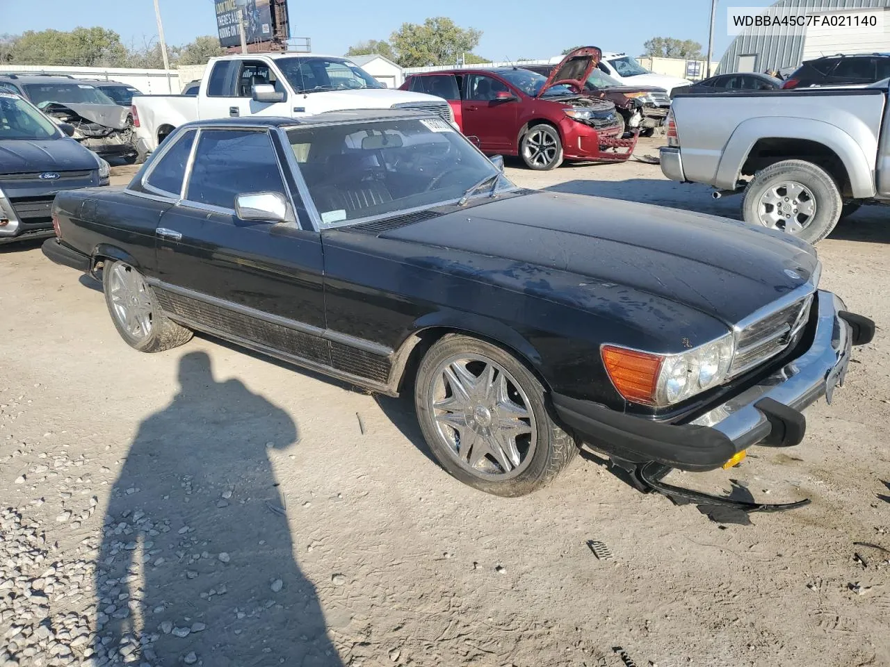 1985 Mercedes-Benz 380 Sl VIN: WDBBA45C7FA021140 Lot: 76387304