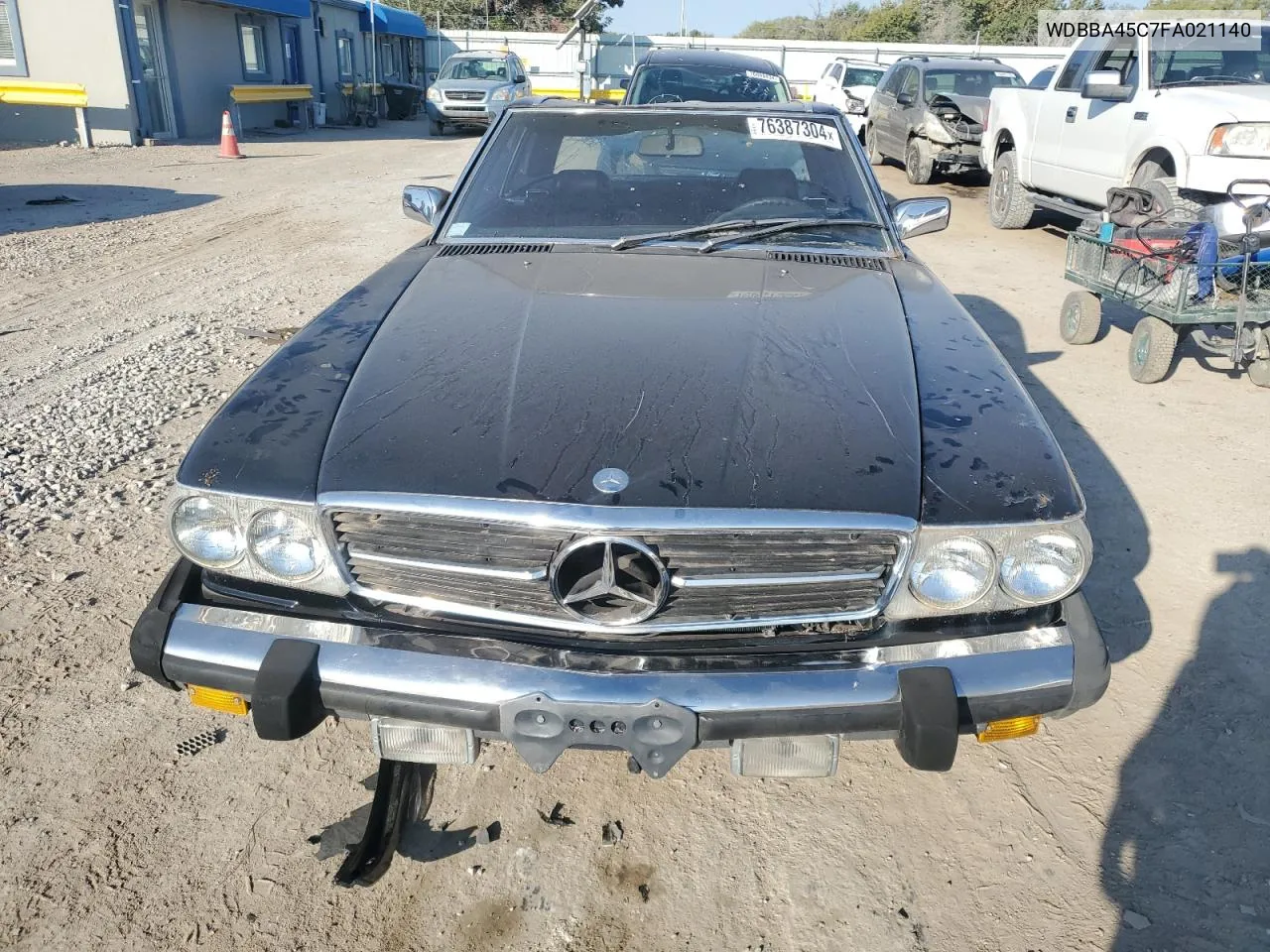 1985 Mercedes-Benz 380 Sl VIN: WDBBA45C7FA021140 Lot: 76387304