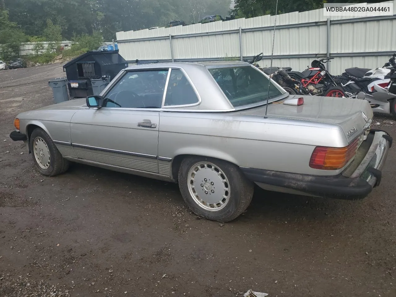 1986 Mercedes-Benz 560 Sl VIN: WDBBA48D2GA044461 Lot: 65802964