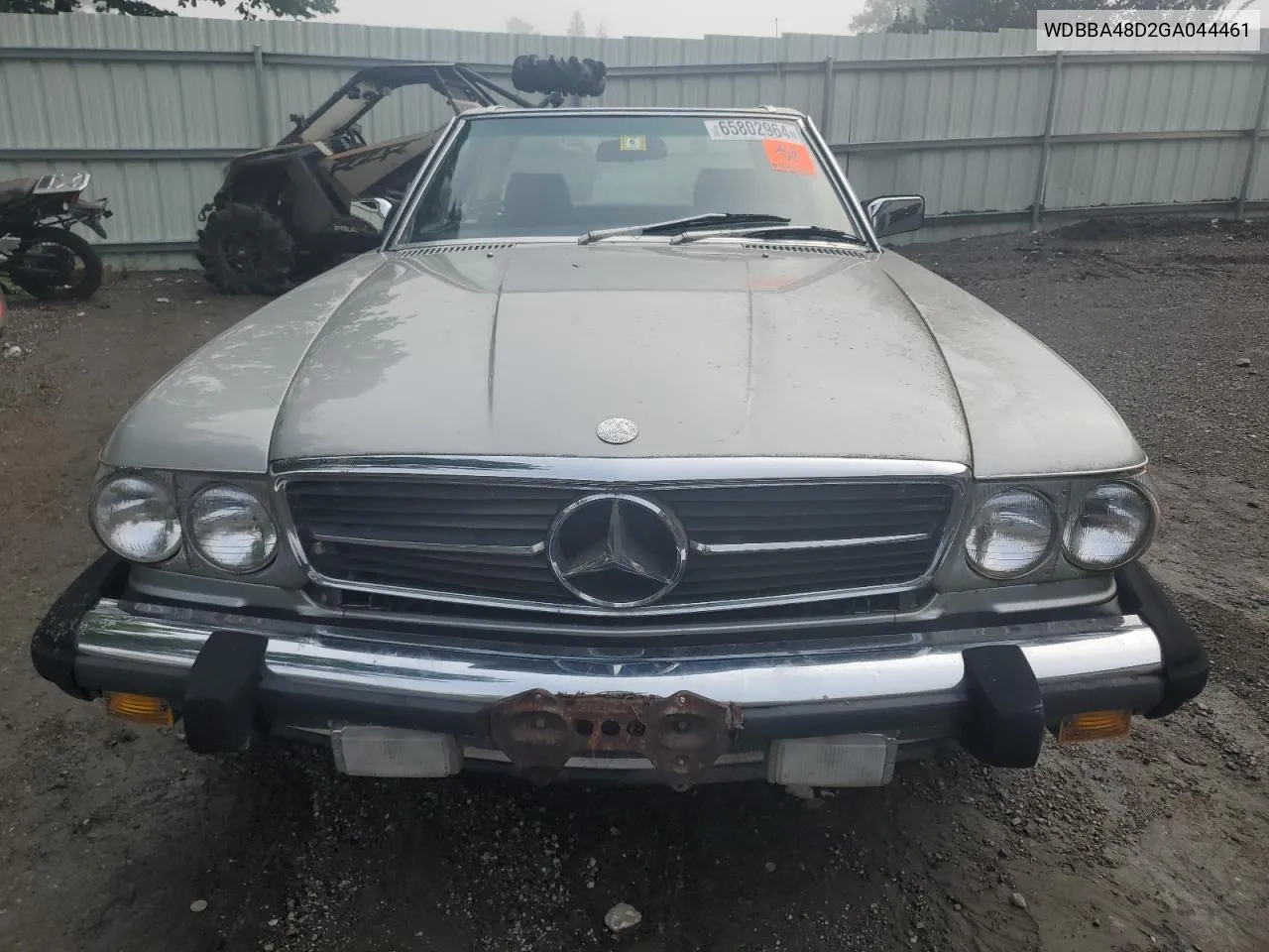 1986 Mercedes-Benz 560 Sl VIN: WDBBA48D2GA044461 Lot: 65802964