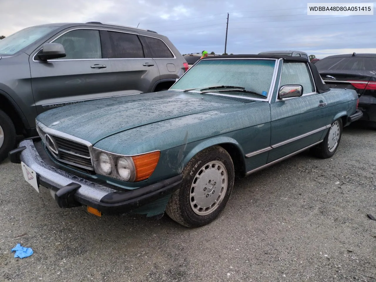 1986 Mercedes-Benz 560 Sl VIN: WDBBA48D8GA051415 Lot: 74110094