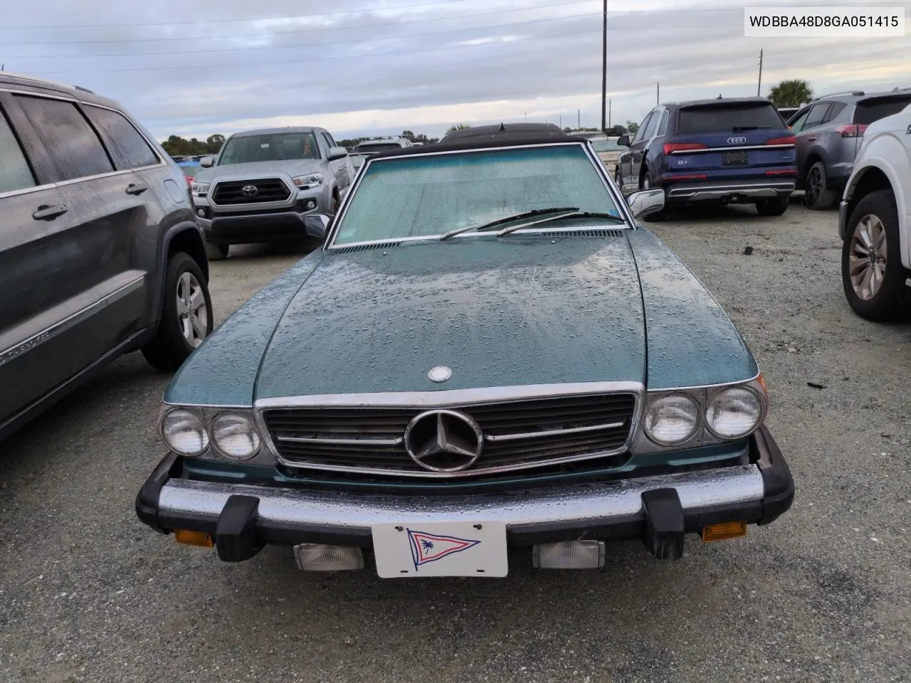 1986 Mercedes-Benz 560 Sl VIN: WDBBA48D8GA051415 Lot: 74110094