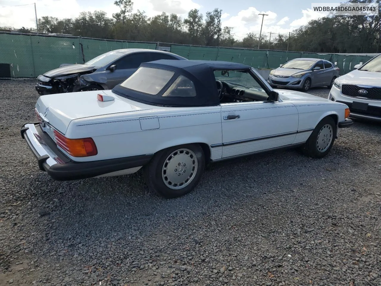 1986 Mercedes-Benz 560 Sl VIN: WDBBA48D6GA045743 Lot: 78776564