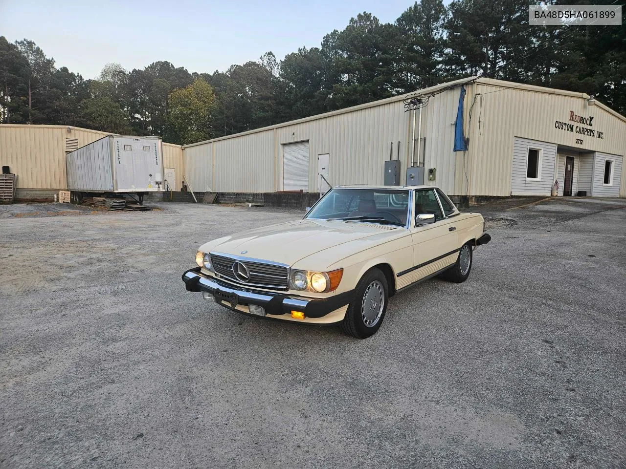 1987 Mercedes-Benz 560 Sl VIN: BA48D5HA061899 Lot: 75774094