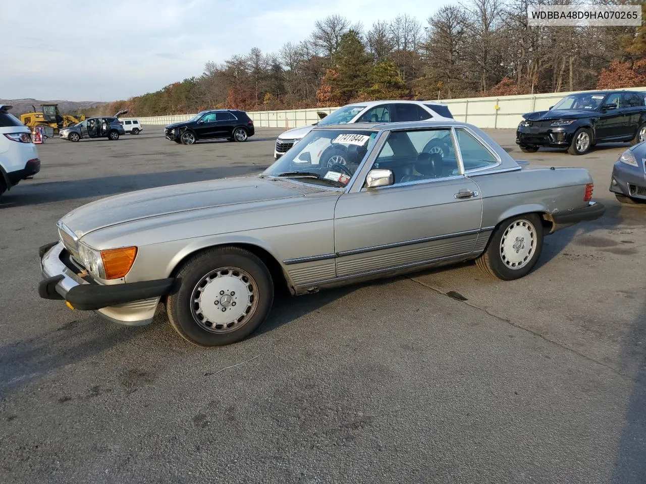 1987 Mercedes-Benz 560 Sl VIN: WDBBA48D9HA070265 Lot: 77411844