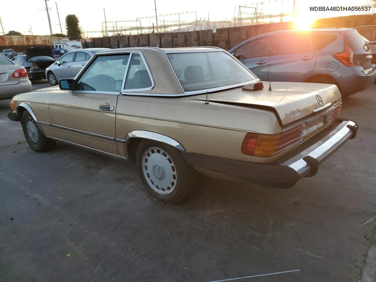 1987 Mercedes-Benz 560 Sl VIN: WDBBA48D1HA056537 Lot: 80232424