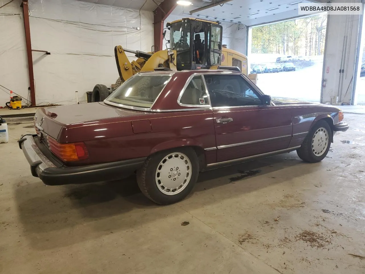 1988 Mercedes-Benz 560 Sl VIN: WDBBA48D8JA081568 Lot: 75203314