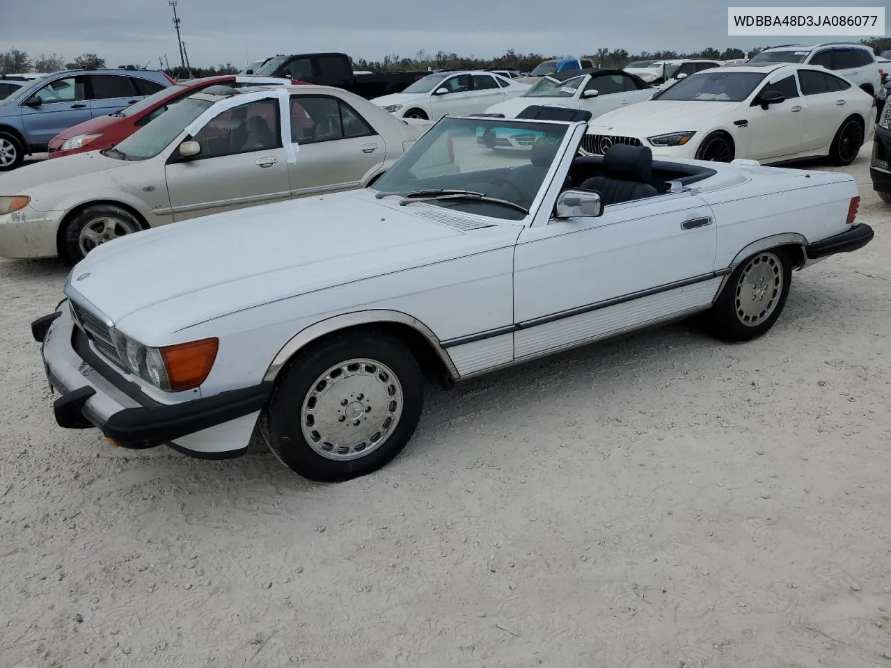 1988 Mercedes-Benz 560 Sl VIN: WDBBA48D3JA086077 Lot: 77017824