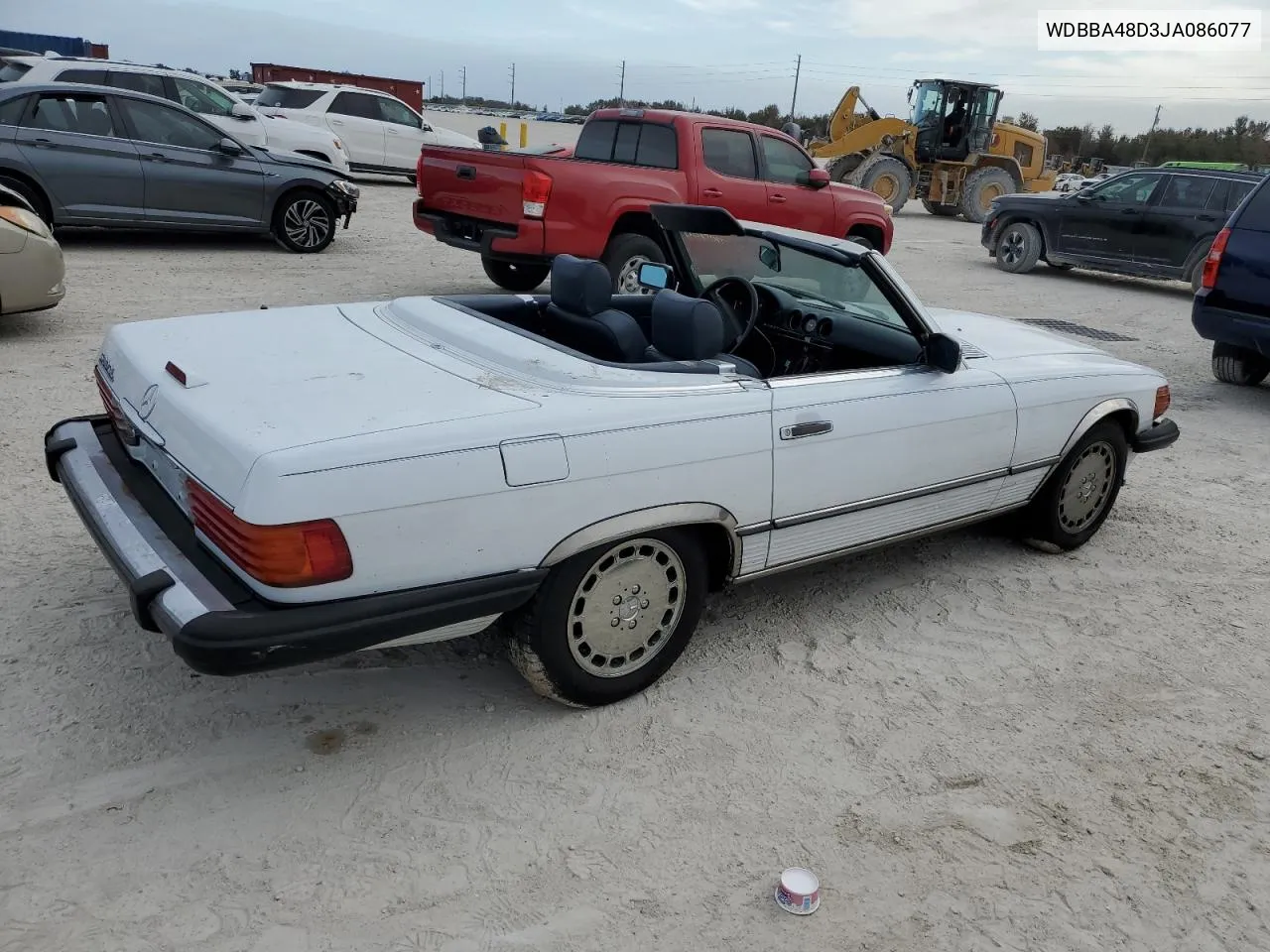 1988 Mercedes-Benz 560 Sl VIN: WDBBA48D3JA086077 Lot: 77017824